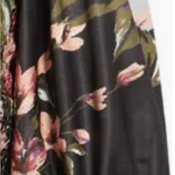 Beautiful, colourful sequins wrap dress in new condition from Nordstrom - Picture 4 of 14